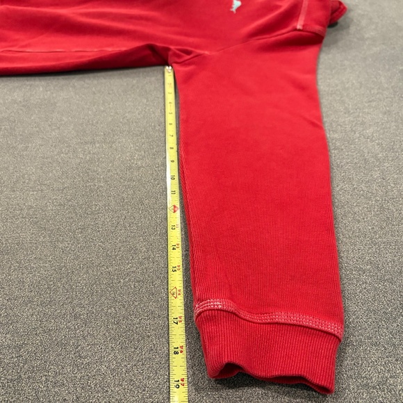 Tommy Bahama Classic Red 1/4 Zip with Light Blue Embroidered Logo - Picture 6 of 6